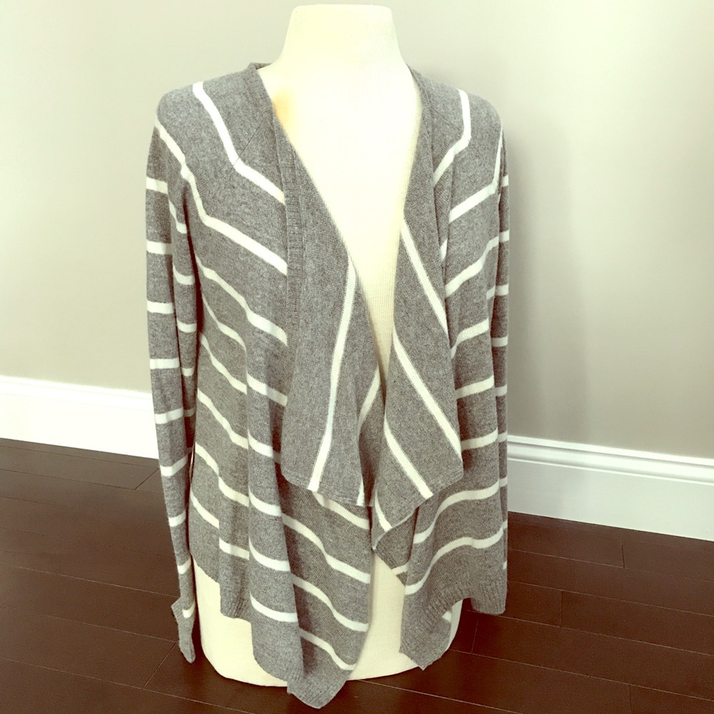 NWOT Christopher Fischer cashmere stripe cardigan - Picture 7 of 8